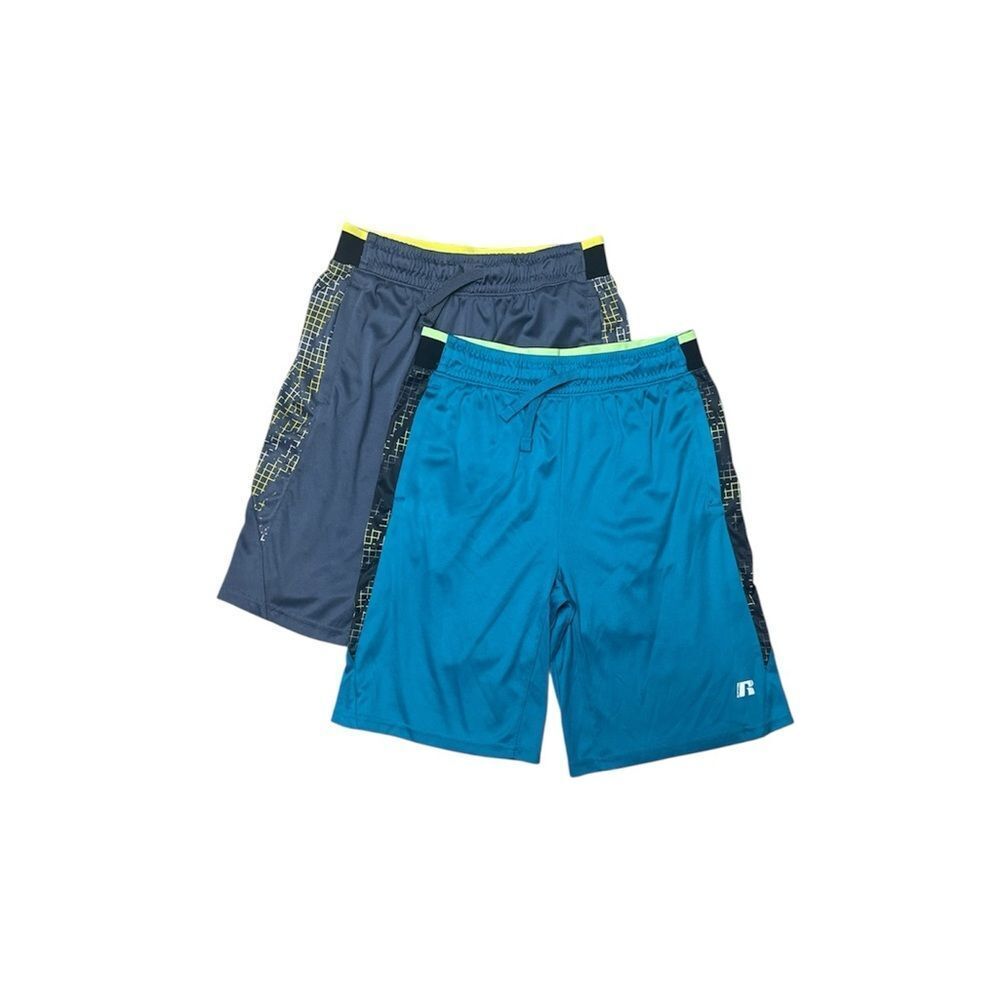 Lot (2) Youth Boys Russell Athletic Shorts Sz XL (14 - 16)